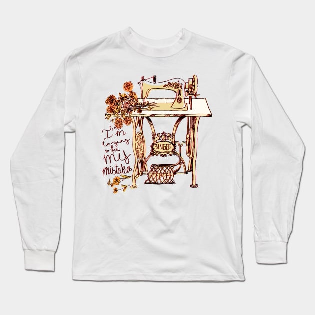 I'm trying to fix my mistakes Long Sleeve T-Shirt by Ancsi